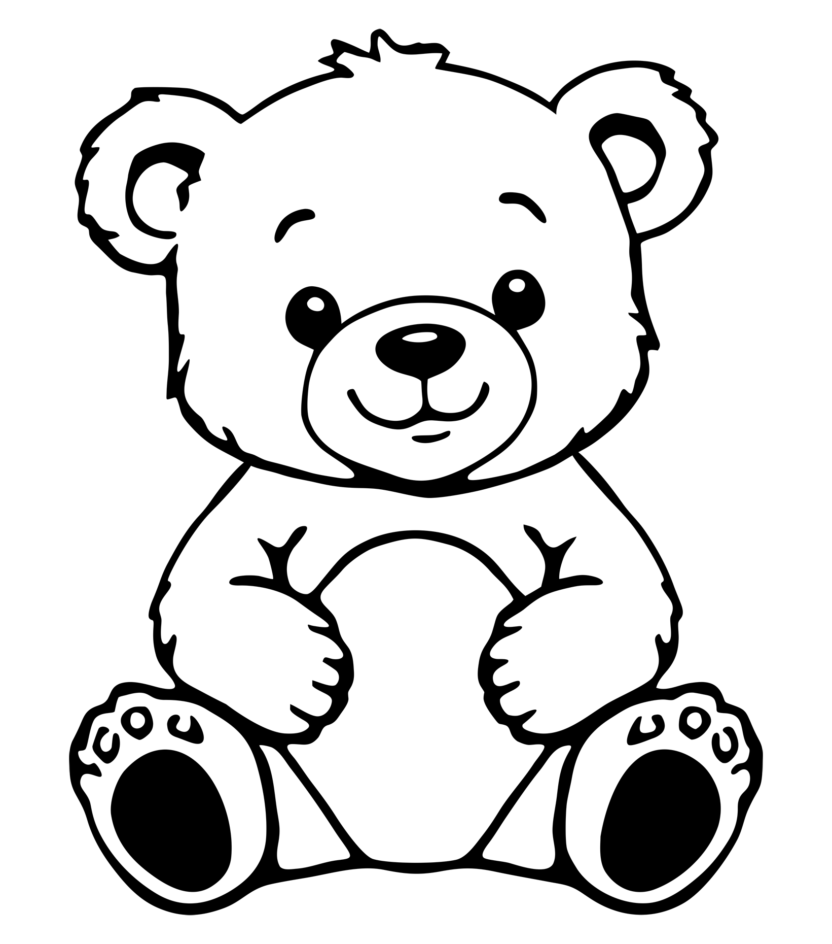 نقاشی خرس کوچولو